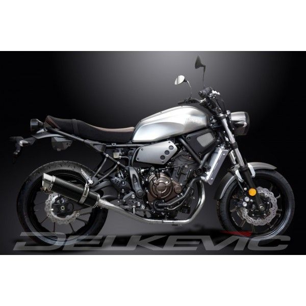 Delkevic volledig systeem Round Carbon 350mm - XSR700 2015-2019