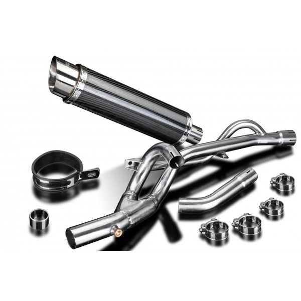 Delkevic slip-on kit Round Carbon 350mm - DL650 V-Strom (2017-2020)