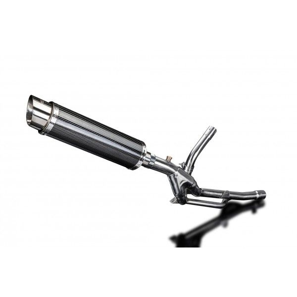 Delkevic slip-on kit Round Carbon 350mm - DL650 V-Strom (2017-2020)
