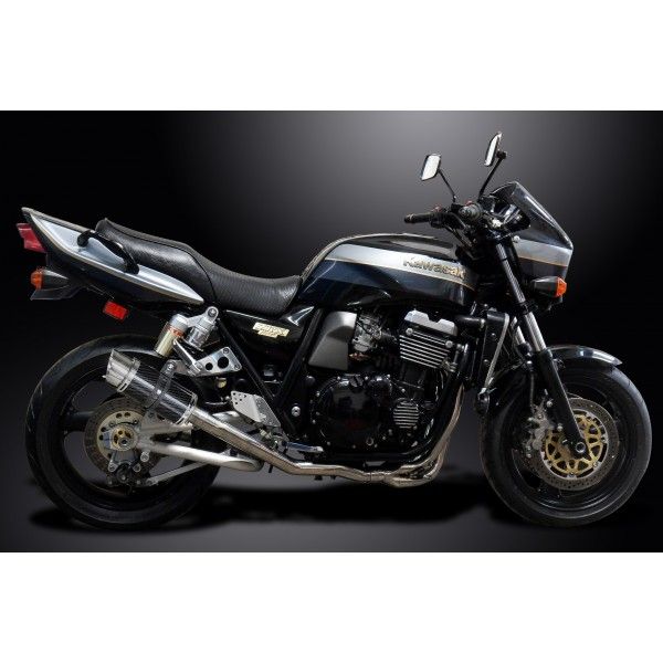 Delkevic volledig systeem Round Carbon 200mm - ZRX1100/1200 97-07