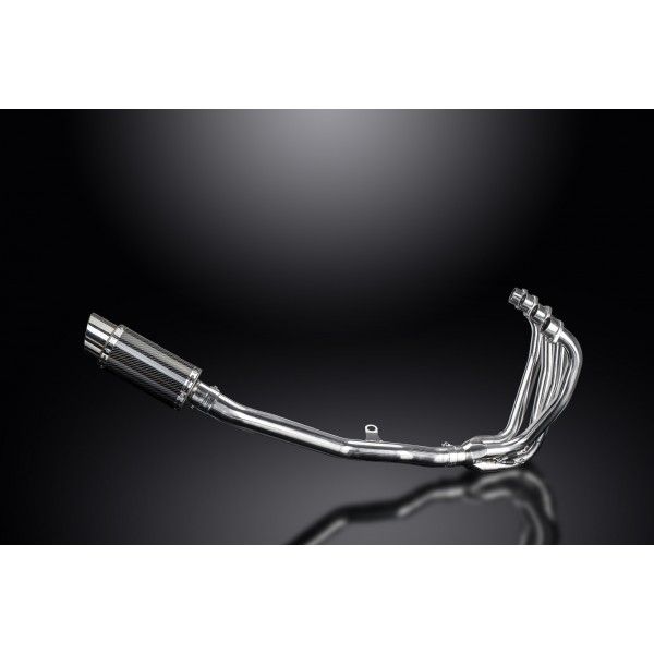 Delkevic volledig systeem Round Carbon 200mm - ZRX1100/1200 97-07