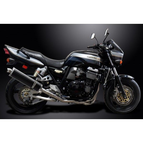 Delkevic volledig systeem Oval Carbon 450mm - ZRX1100/1200 97-07