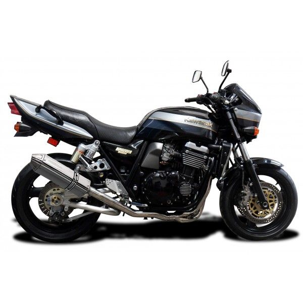 Delkevic volledig systeem Tri-Oval RVS 320mm - ZRX1100/1200 97-07