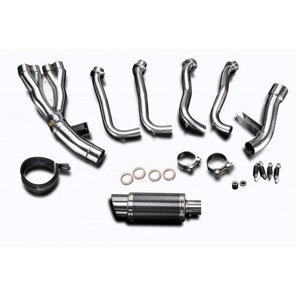 Delkevic volledig systeem Round Carbon 200mm - FZ1 FAZER FZ1S 06-15