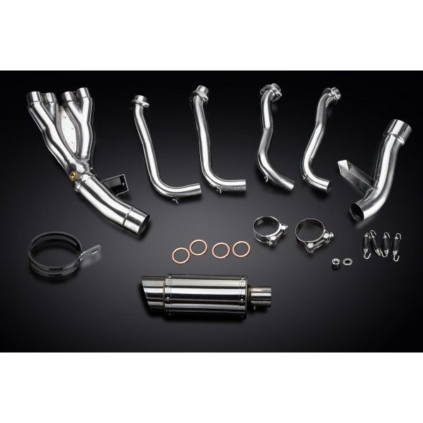 Delkevic volledig systeem Round RVS 200mm - FZ1 FAZER FZ1S 06-15