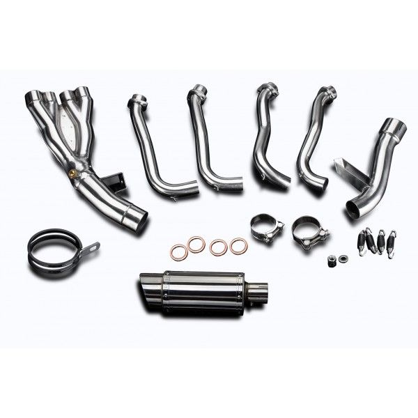 Delkevic volledig systeem Round RVS 200mm - FZ1 FAZER FZ1S 06-15