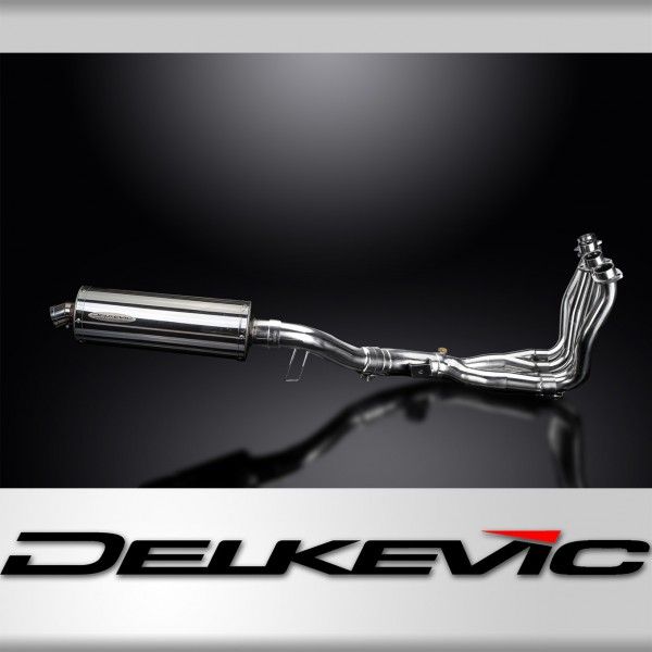 Delkevic volledig systeem Oval RVS 350mm - FZ1 FAZER FZ1S 06-15