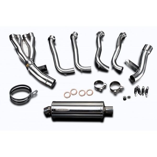 Delkevic volledig systeem Oval RVS 350mm - FZ1 FAZER FZ1S 06-15