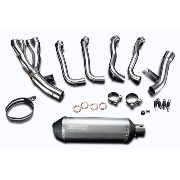 Delkevic volledig systeem X-Oval Titanium 343mm - FZ1 FAZER FZ1S 06-15