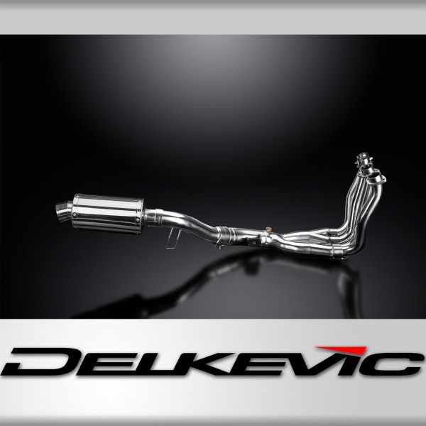 Delkevic volledig systeem Oval RVS 225mm - FZ1 FAZER FZ1S 06-15