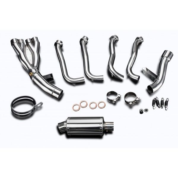 Delkevic volledig systeem Oval RVS 225mm - FZ1 FAZER FZ1S 06-15