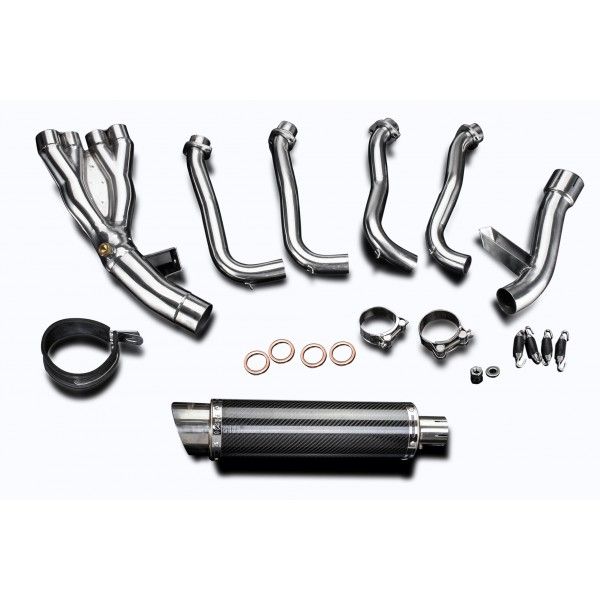 Delkevic volledig systeem Round Carbon 350mm - FZ1 FAZER FZ1S 06-15