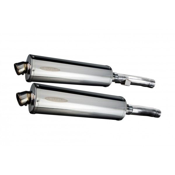 Delkevic slip-on kit Oval Carbon 450mm - Zephyr 1100 ZR1100B (1996-1997)