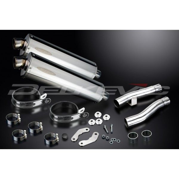 Delkevic slip-on kit Oval Carbon 450mm - Zephyr 1100 ZR1100B (1996-1997)