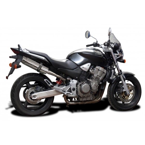 Delkevic slip-on kit Round RVS 350mm - CB900F HORNET (2001-2009)