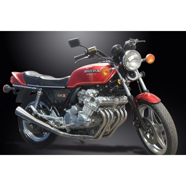 Delkevic volledig systeem Megaphone RVS 550mm - CBX1000 79-83