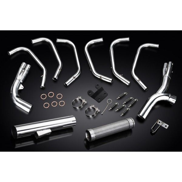 Delkevic volledig systeem Short Straight RVS 350mm - CBX1000 79-83