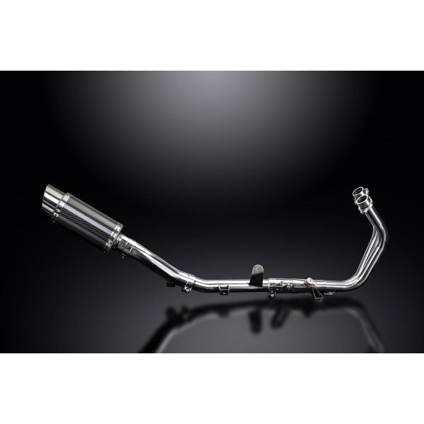 Delkevic volledig systeem Round Carbon 200mm - CBR500R CB500F CB500X 13-15