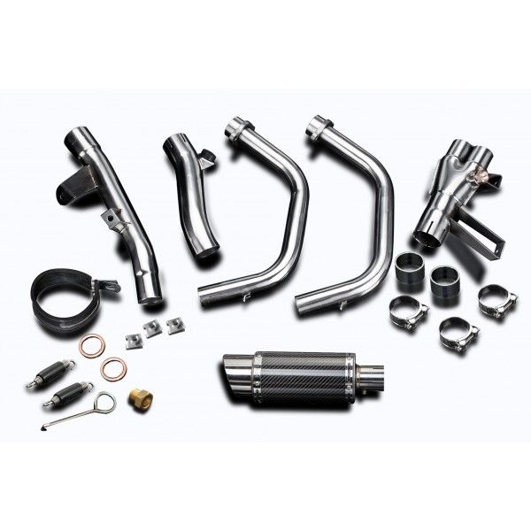 Delkevic volledig systeem Round Carbon 200mm - CBR500R CB500F CB500X 13-15