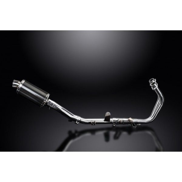 Delkevic volledig systeem Oval Carbon 225mm - CBR500R CB500F CB500X 13-15