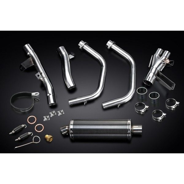 Delkevic volledig systeem Oval Carbon 350mm - CBR500R CB500F CB500X 13-15