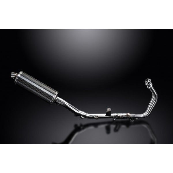 Delkevic volledig systeem Oval Carbon 350mm - CBR500R CB500F CB500X 13-15