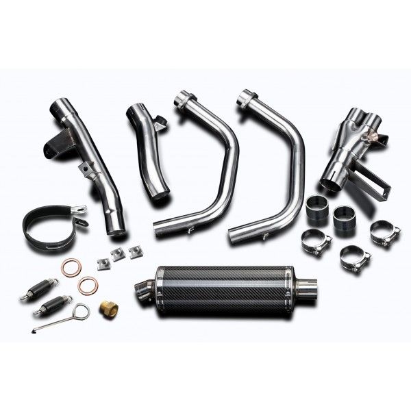 Delkevic volledig systeem Oval Carbon 350mm - CBR500R CB500F CB500X 13-15