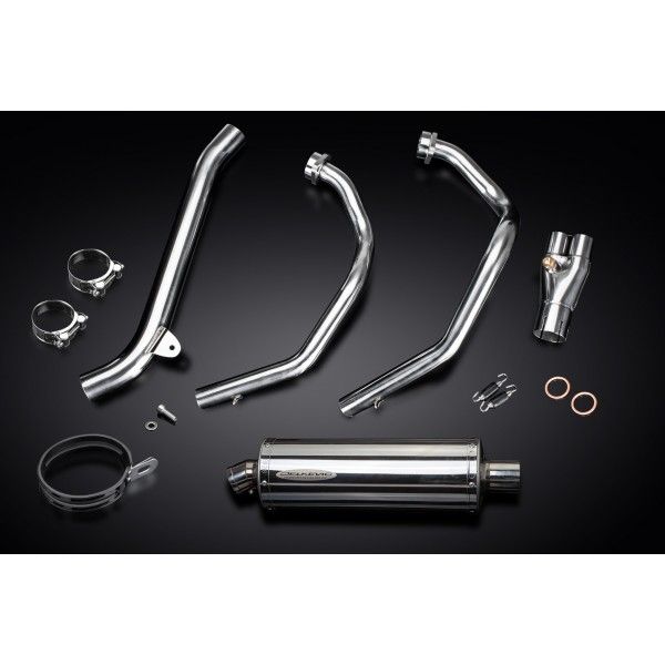 Delkevic volledig systeem Oval RVS 350mm - CRF1000L Africa Twin 2016-2019