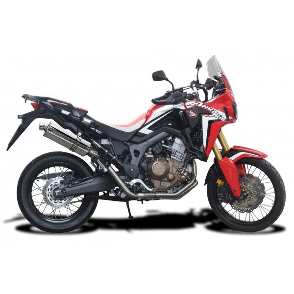 Delkevic volledig systeem Oval RVS 350mm - CRF1000L Africa Twin 2016-2019