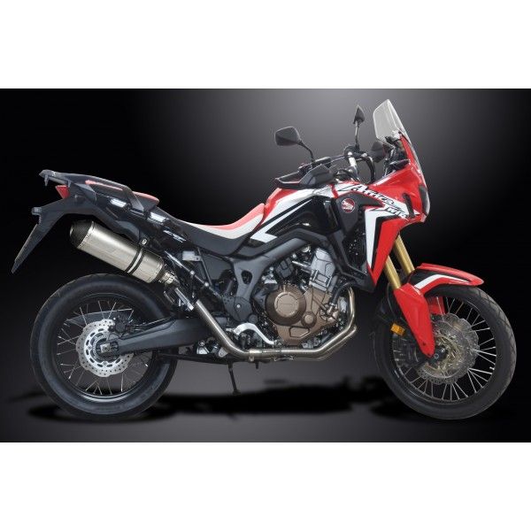Delkevic volledig systeem X-Oval Titanium 343mm - CRF1000L Africa Twin 2016-2019