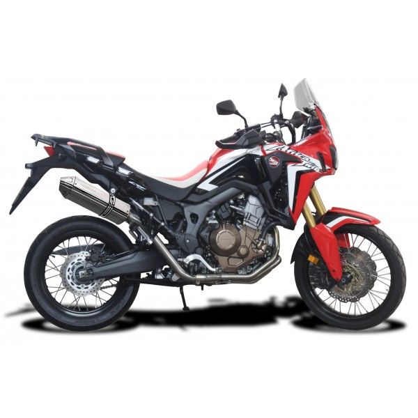 Delkevic volledig systeem Tri-Oval RVS 320mm - CRF1000L Africa Twin 2016-2019