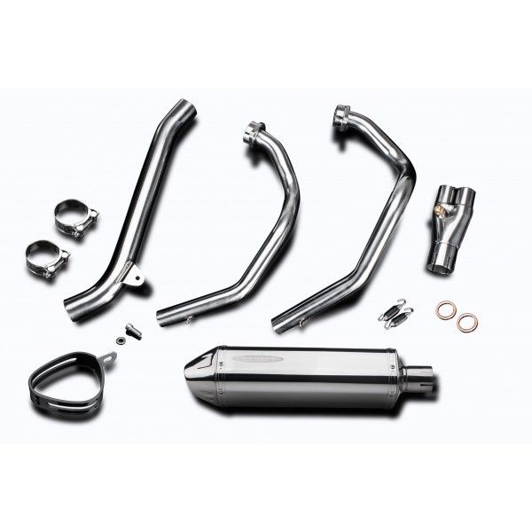 Delkevic volledig systeem Tri-Oval RVS 320mm - CRF1000L Africa Twin 2016-2019