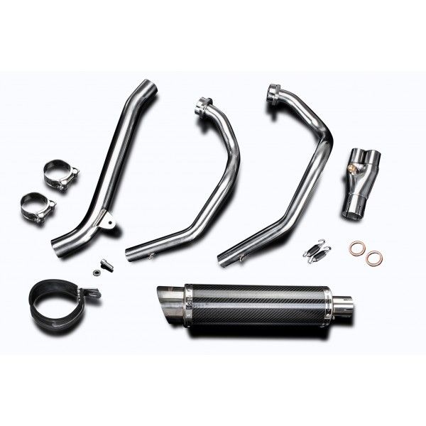 Delkevic volledig systeem Round Carbon 350mm - CRF1000L Africa Twin 2016-2019