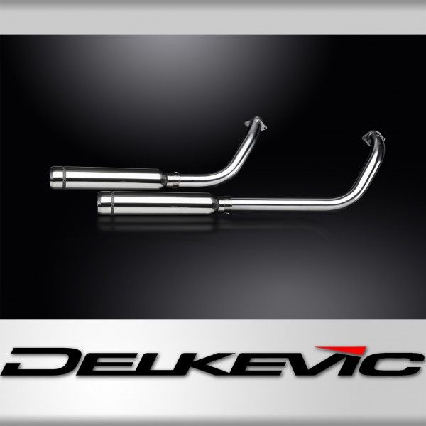 Delkevic volledig systeem Round RVS 410mm - VT750 SHADOW SPIRIT (2008-2018)