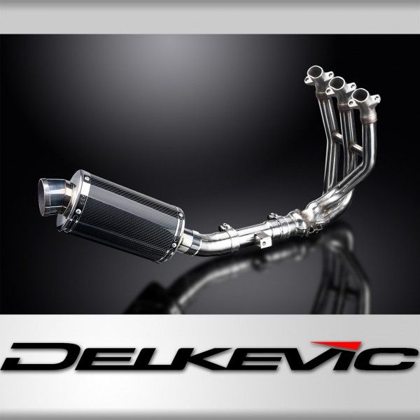 Delkevic volledig systeem Oval RVS 225mm - Street Triple 675 (2013-2016)