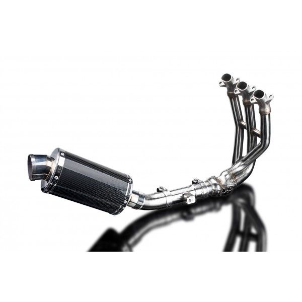 Delkevic volledig systeem Oval RVS 225mm - Street Triple 675 (2013-2016)