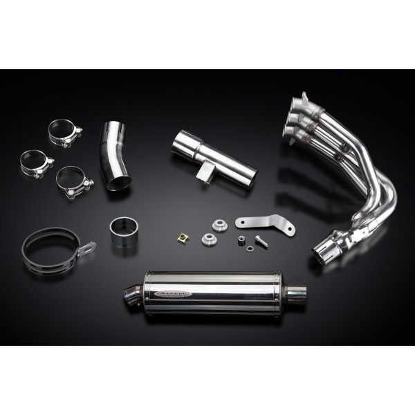 Delkevic volledig systeem Oval RVS 350mm - Street Triple 675 (2013-2016)