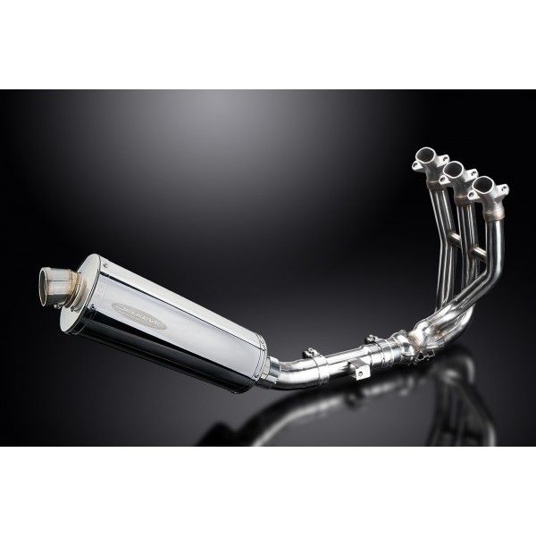 Delkevic volledig systeem Oval RVS 350mm - Street Triple 675 (2013-2016)