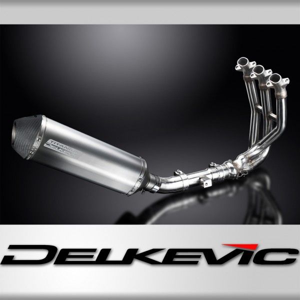 Delkevic volledig systeem X-Oval Titanium 343mm - Street Triple 675 (2013-2016)