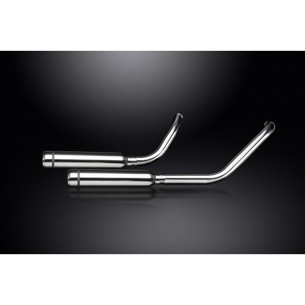 Delkevic volledig systeem Round RVS 410mm - VN1500 VN1600 96-08