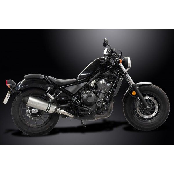 Delkevic slip-on kit X-Oval Titanium 343mm - CMX500 Rebel (2017-2019)