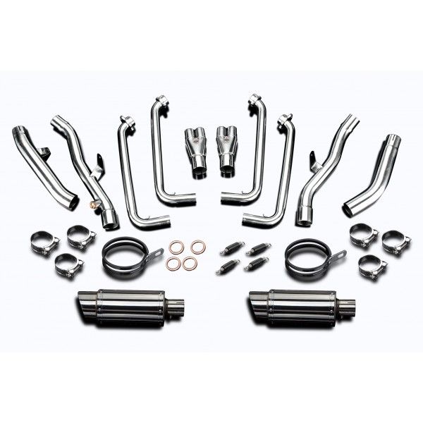 Delkevic volledig systeem Round RVS 200mm - FJR1300 (2001-2005)