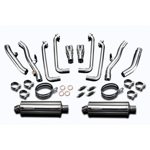 Delkevic volledig systeem Oval RVS 350mm - FJR1300 (2001-2005)