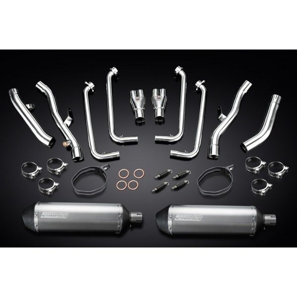 Delkevic volledig systeem X-Oval Titanium 343mm - FJR1300 (2001-2005)