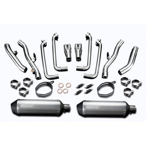 Delkevic volledig systeem X-Oval Titanium 343mm - FJR1300 (2001-2005)