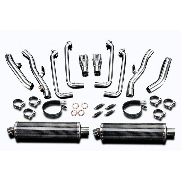 Delkevic volledig systeem Oval Carbon 450mm - FJR1300 (2001-2005)