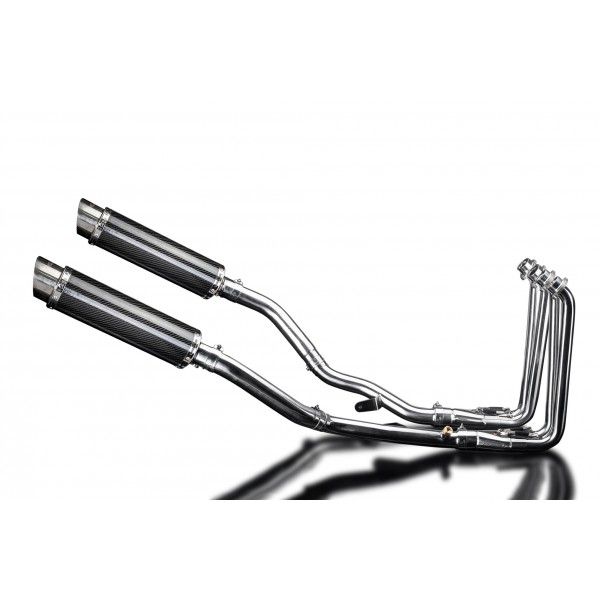 Delkevic volledig systeem Round Carbon 350mm - FJR1300 (2001-2005)