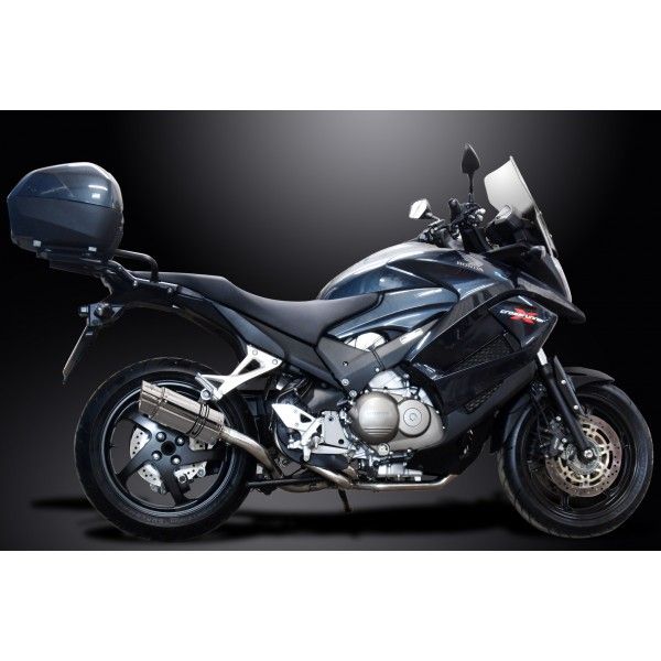 Delkevic volledig systeem Round RVS 200mm - VFR800X CROSSRUNNER 2011-14