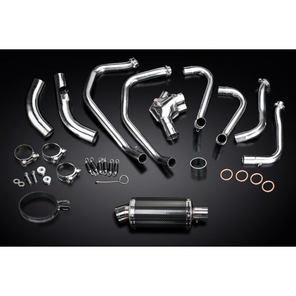 Delkevic volledig systeem Oval Carbon 225mm - VFR800X CROSSRUNNER 2011-14