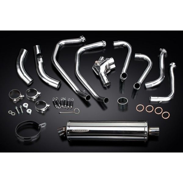 Delkevic volledig systeem Oval RVS 450mm - VFR800X CROSSRUNNER 2011-14